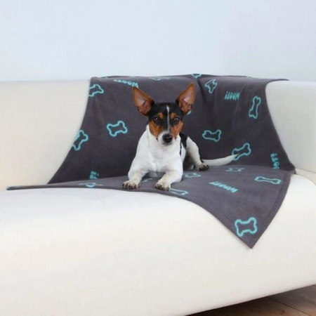 KOC DLA PSA "BARNEY",100x70cm, ciemnoszary