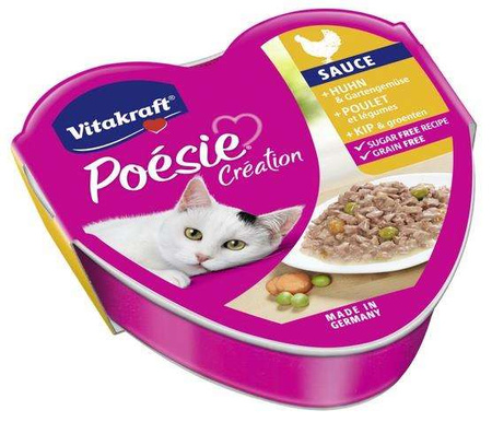 Vitakraft poesie kurczak z warzywami dla kota 85g