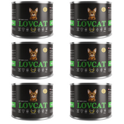 ZESTAW Lovcat Best indyk i kaczka 6 x 200 g