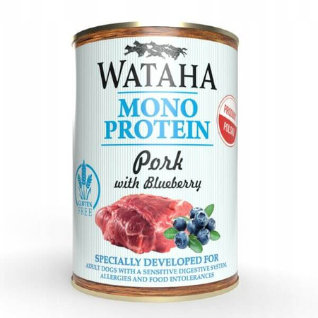 Wataha Monoprotein Adult wieprzowina dla psa 400 g