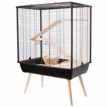Zolux klatka neo cosy duże gryzonie h80 kol. czarny