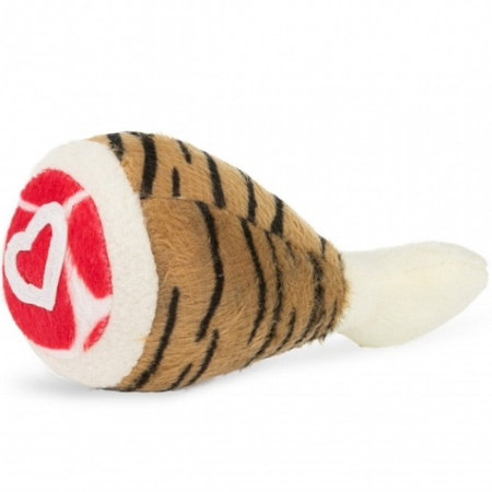 Zabawka, dla psa, szynka-kostka tygrys, pluszowa, 12,5 cm