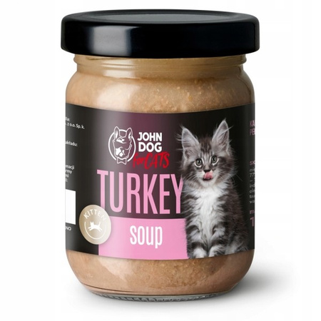 John Dog for Cats indyk w sosie zupa dla kociąt 100 g
