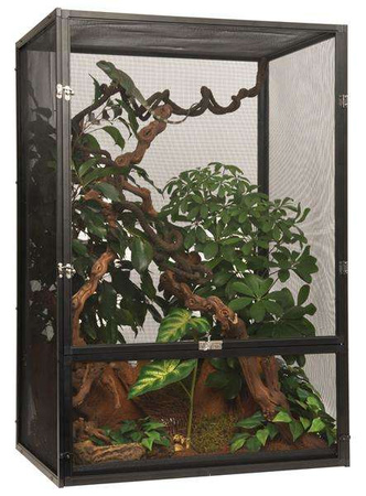 Terrarium siatkowe M/ bardzo wysokie, 60 cm x 45 cm x 90