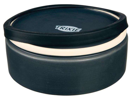 Miska ceramiczna z gumową podstawą, 0.75 l/ř 16 cm