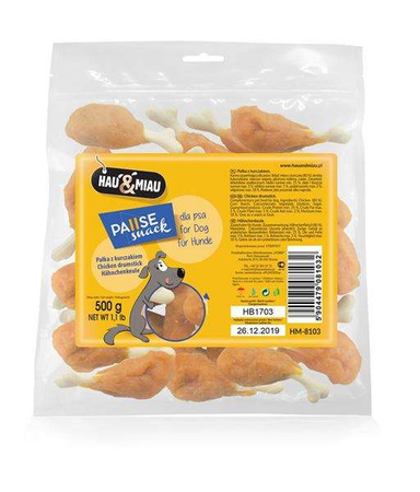 Pausesnack przysmak dla psa, pałka z kurczakiem 500g