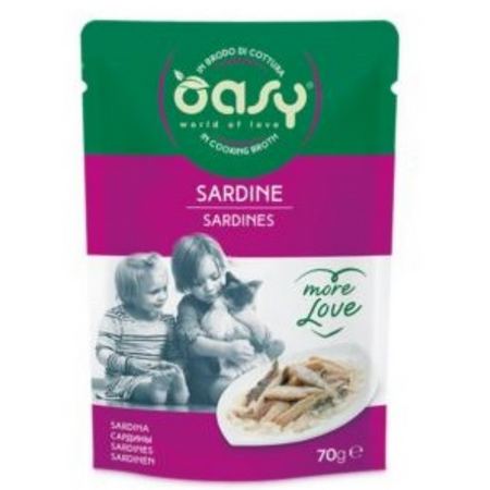 Oasy More Love sardynki dla kota 70 g