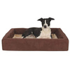 Legowisko ortopedyczne dla psa "Memory", 100x80 cm, brązowo/beżowe