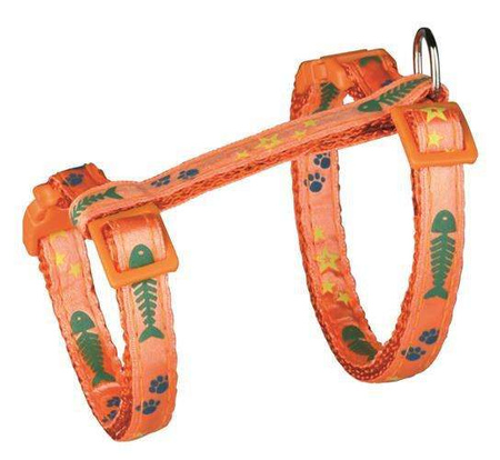 SZELKI ZE SMYCZĄ DLA KOTA 22-36cm/10mm