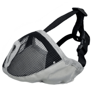 Kaganiec dla psów ras krótkopyskich, poliester, S–M: 24 cm, szary