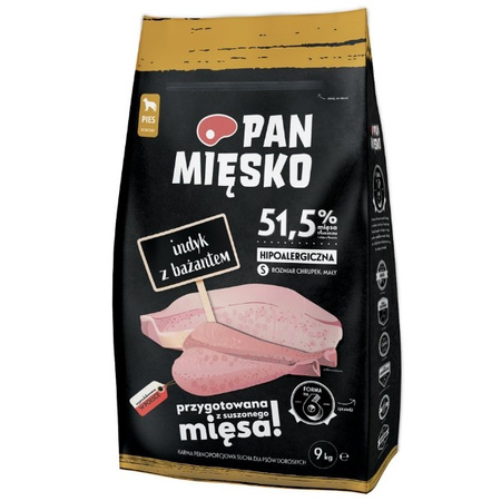 Pan Mięsko indyk z bażantem 9 kg