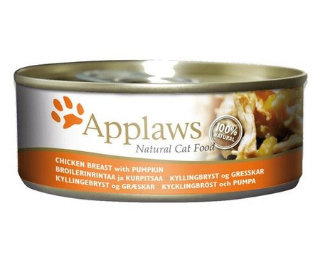 Applaws puszka dla kota kurczak i dynia 156g