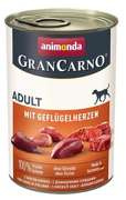 Animonda GranCarno Adult Geflugelherzen Drobiowe serca puszka 400g