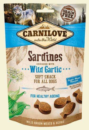 Carnilove soft snack sardines & wild garlic 200g