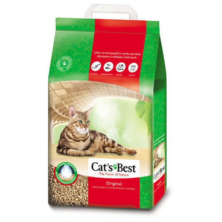 Cat's best original 10 l żwirek drewwniany zbrylający dla kota