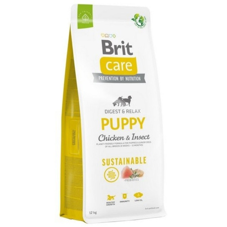 Brit Care Sustainable Puppy kurczak i insekty dla psa 12 kg