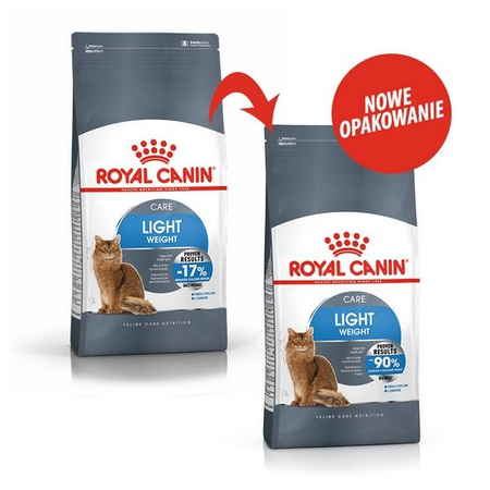Royal canin light weight care karma sucha dla kotów dorosłych, utrzymanie prawidłowej masy ciała 400g