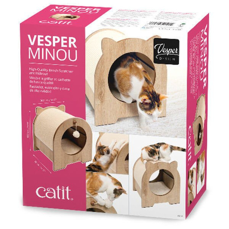Legowisko z drapakiem Catit Vesper Minou, 36 x 36.5 x 40.5 cm