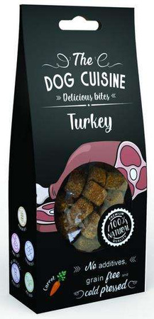 The Dog Cuisine Delicious Bites indyk i marchew 100 g