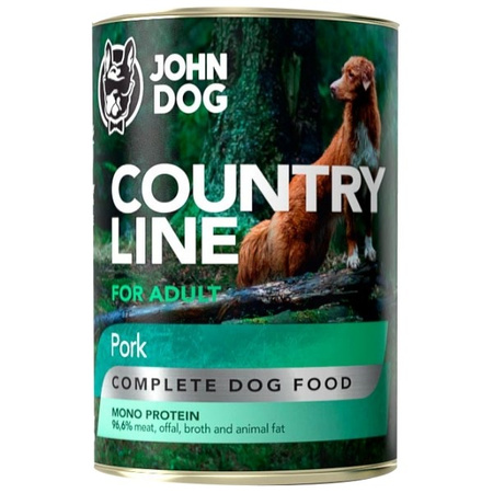John Dog Country Line wieprzowina 400 g