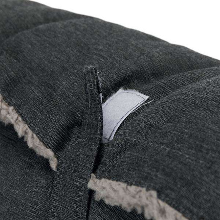 Koc Bendson, 100 × 65 cm, ciemnoszary/jasnoszary