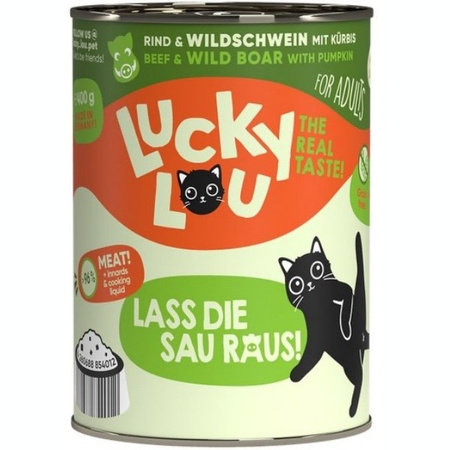Lucky Lou Lifestage Adult wołowina i dzik 400 g