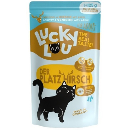 Lucky Lou Lifestage Adult drób i jeleń 125 g