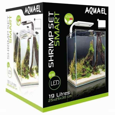 Aquael shrimp set smart akwarium z led ii 30l 29x29x35 cm