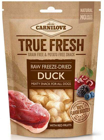 Carnilove True Fresh Raw Freeze-Dried kaczka z czerwonymi owocami 40 g