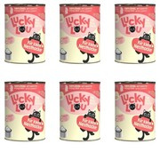 ZESTAW Lucky Lou Lifestage Kitten drób 6 x 400 g