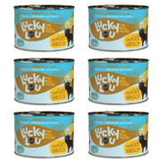 ZESTAW Lucky Lou Lifestage Adult drób i jeleń 6 x 200 g