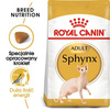 Royal canin sphynx adult karma sucha dla kotów dorosłych rasy sfinks 400g