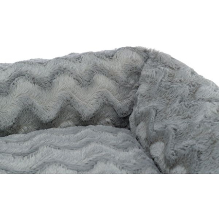 Vital Loki, legowisko, dla psa/kota, szare, 80 × 60 cm, z recyklingu