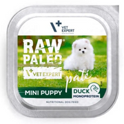 Vetexpert Raw Paleo Pate Puppy Duck Mono Kaczka, 150 g
