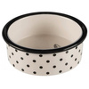 Miska ceramiczna Zentangle, 0.3 l/? 12 cm, biało/czarna