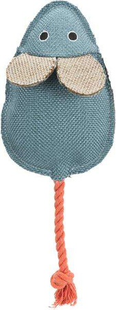 Mysz XXL, zabawka, materiał, 15 cm, z kocimiętką