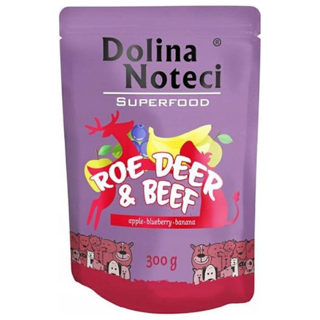 Dolina Noteci Superfood Sarna i wołowina dla psa 300 g