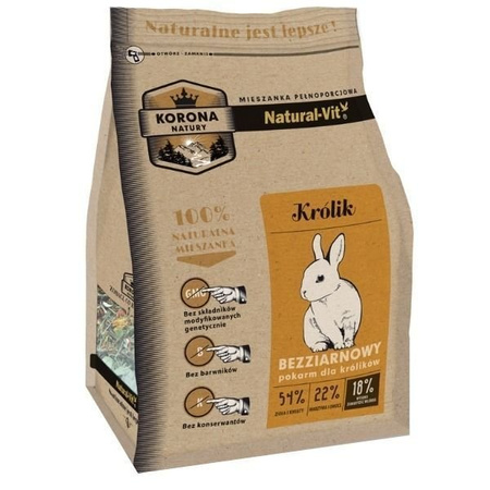 Natural-vit korona natury dla królika 750 g