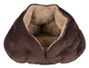Legowisko zamknięte Malu, 47 × 27 × 41 cm, jasnobrązowo/brązowy