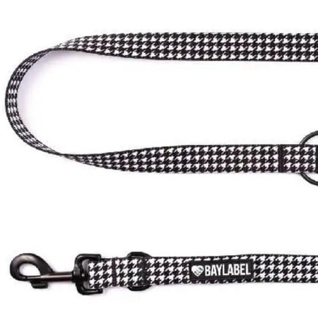 Baylabel Black'n'white smycz regulowana dla psa S/M