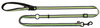 Smycz do joggingu, 1.33–1.80 m/20 mm, szaro/zielona