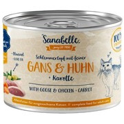 BOSCH Sanabelle gęś i kurczak z marchewką dla kota 180 g