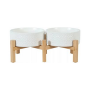 ZOLUX Miska ceramiczna KERAMO DUO kol. biały 2 x 300