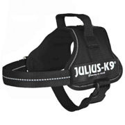 Szelki Julius-K9, Mini/M: 51–67 cm, czarne