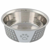 Miska ze stali nierdzewnej antypoślizgowa, 1.4 l/? 21 cm, biało/szara