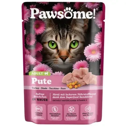 Pawsome indyk dla kota 85 g
