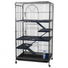 Klatka dla gryzoni 79x52x139,5 cm czarna