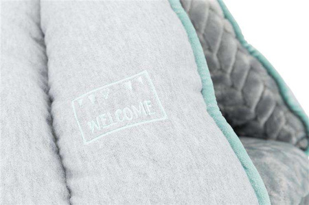 Legowisko zamknięte Junior, 45 × 40 × 30 cm, szare