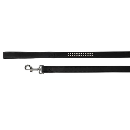 Smycz z cyrkoniami czarna camon