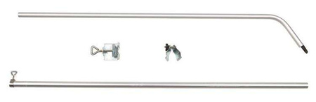 Poręcz z teleskopowym słupkiem, 1-2 m